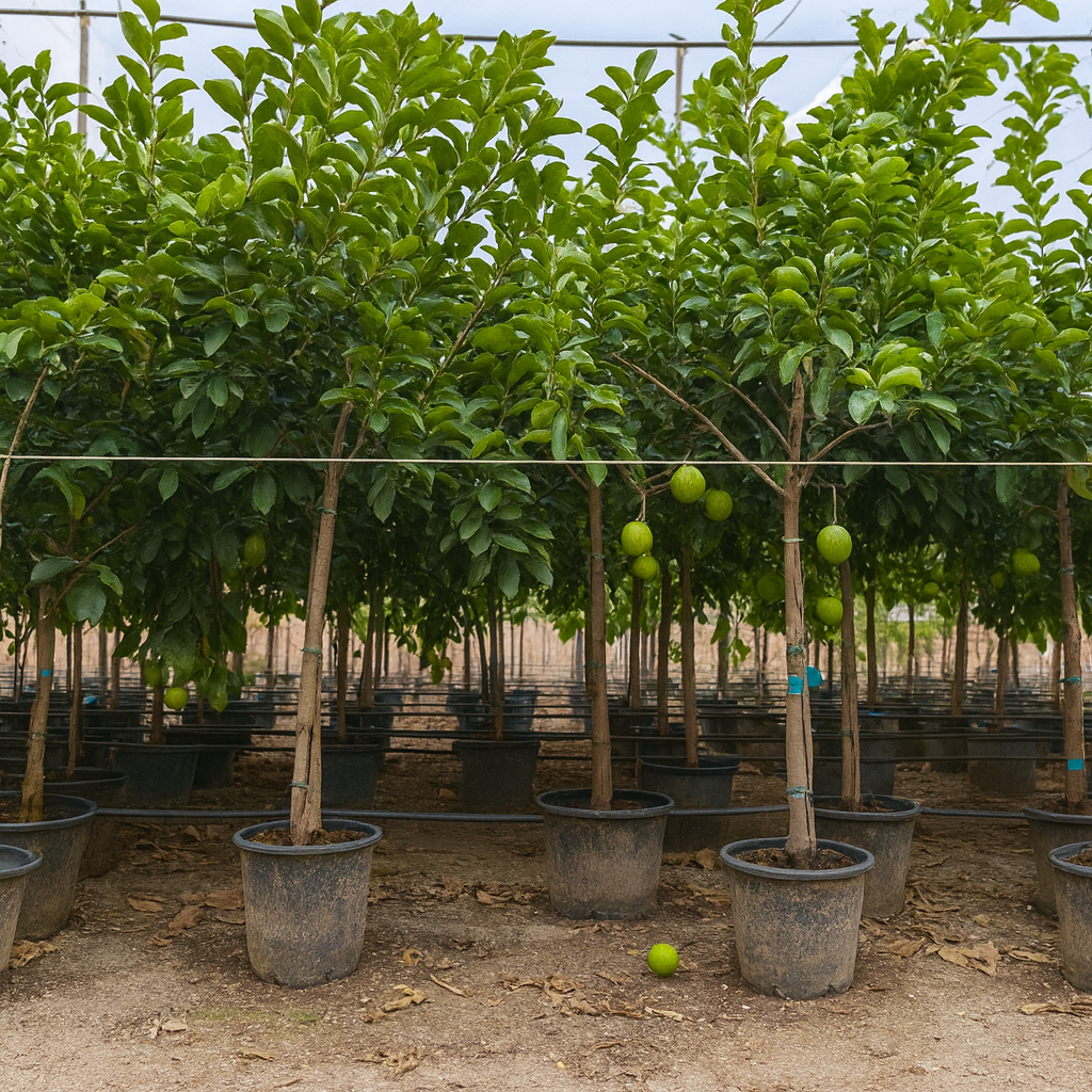 Limettenbaum Citrus aurantifolia 8-10 cm Stu. 160-180 cm Gesamthöhe – Bild 6