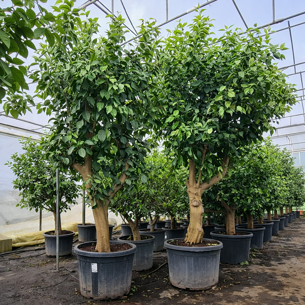 Zitronenbaum Citrus limon Sorte“Eureka” 30-40 cm Stu 180-200 Höhe – Bild 4